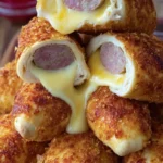 Cheesy Sausage Bread Rolls First Image