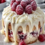 White Chocolate Raspberry Cake First Image