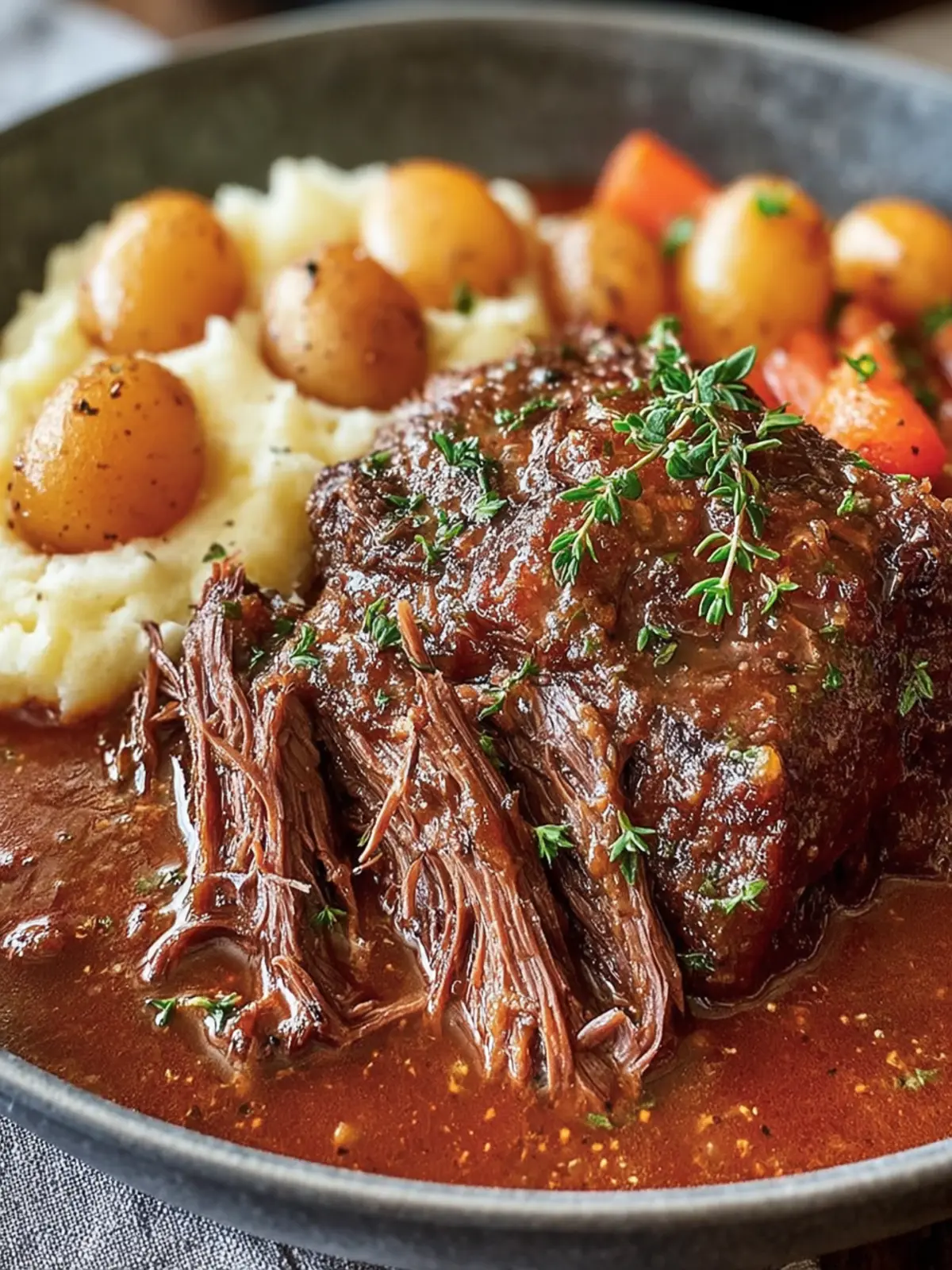 Rich Slow-Cooked Beef Pot Roast First Image