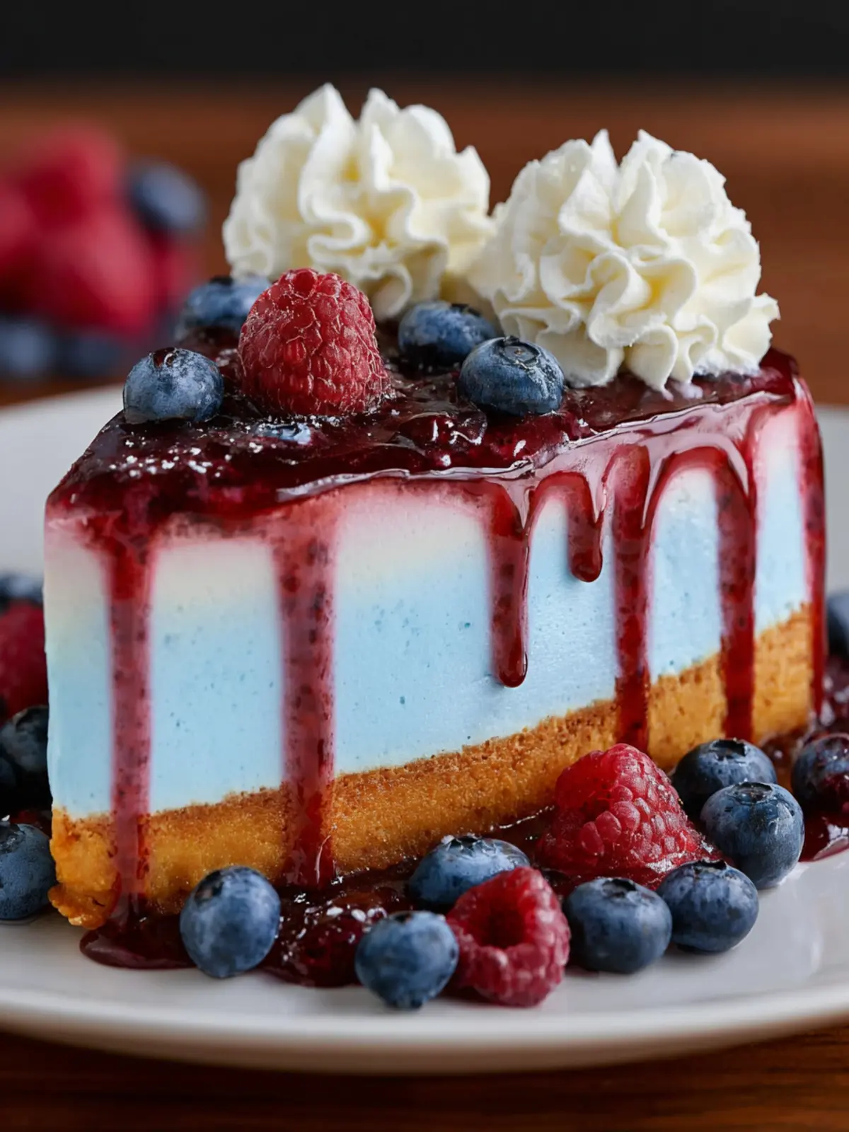 Blueberry Raspberry Cheesecake Delight First Image