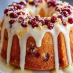 Cranberry Orange Bundt Cake First Image