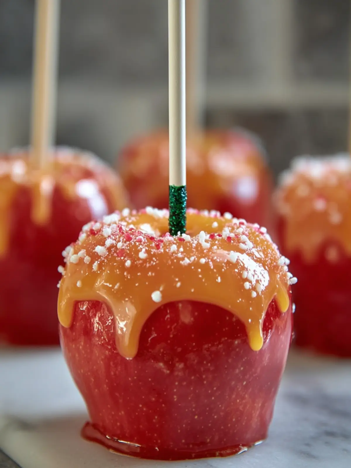 Glazed Candy Apple Treats First Image