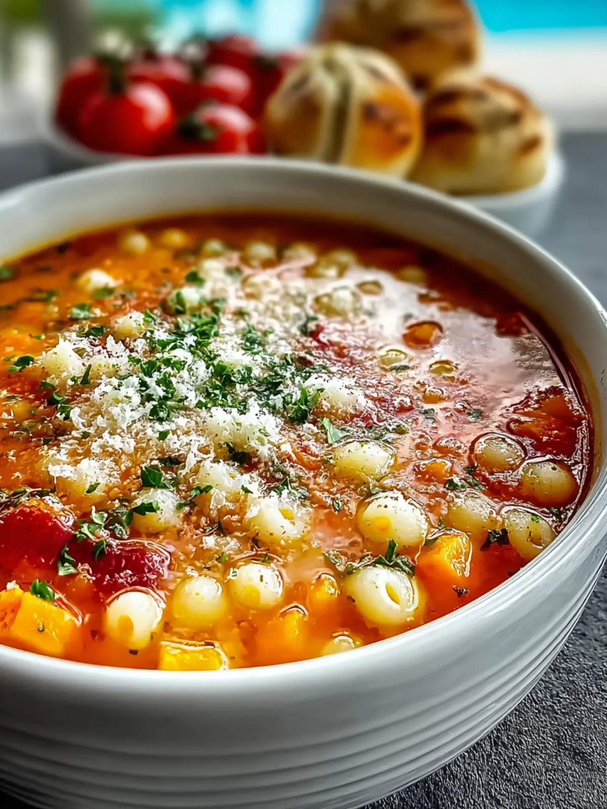 Traditional Italian Pastina Soup First Image