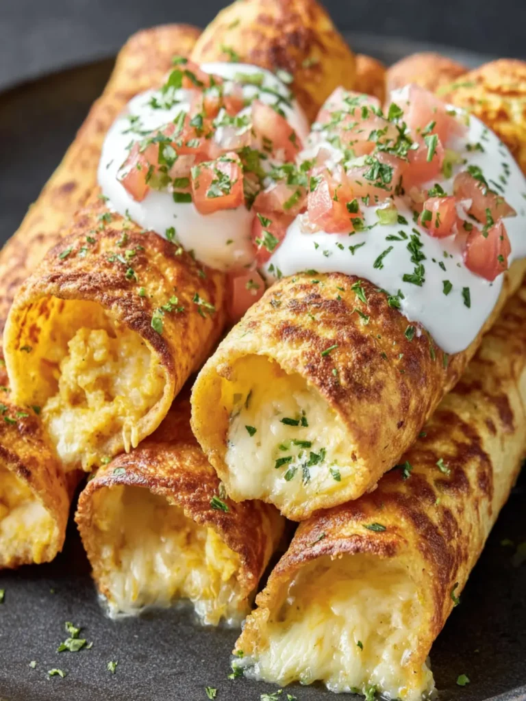 Crispy Cheese Taquitos Recipe First Image