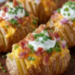 Loaded Hasselback Potatoes Delight First Image