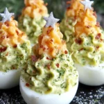 Festive Christmas Tree Deviled Eggs First Image