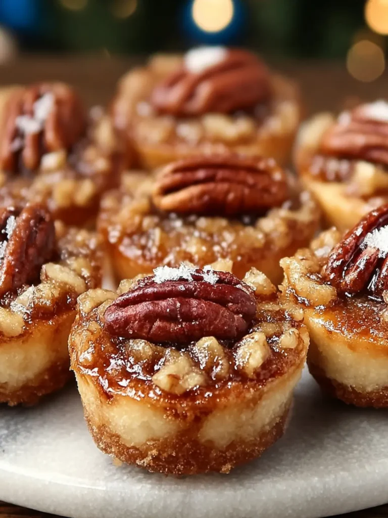 Mini Pecan Pie Bites Recipe First Image