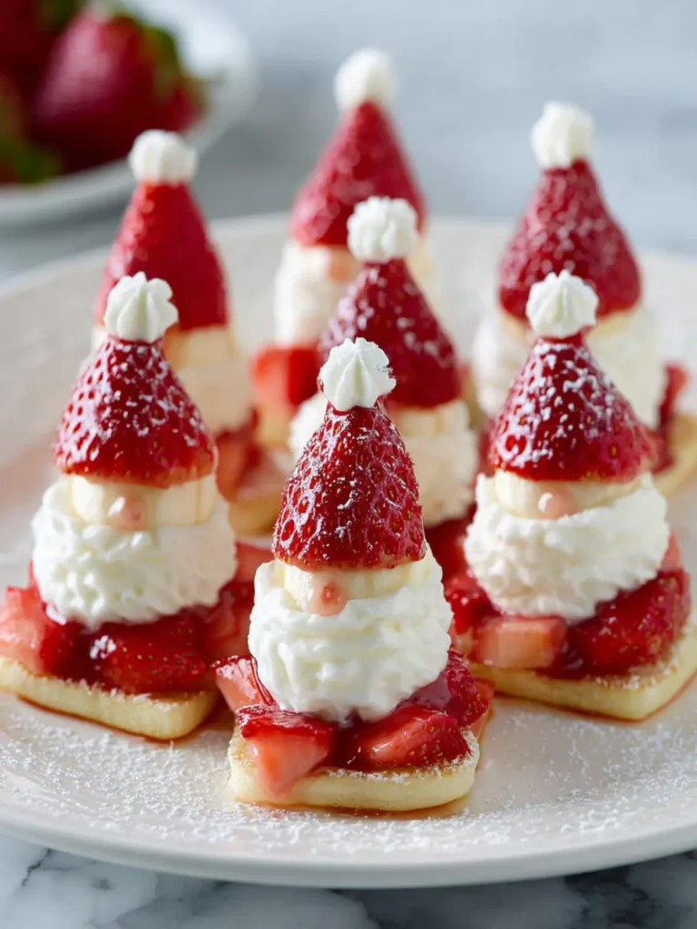Easiest Strawberry Santas First Image