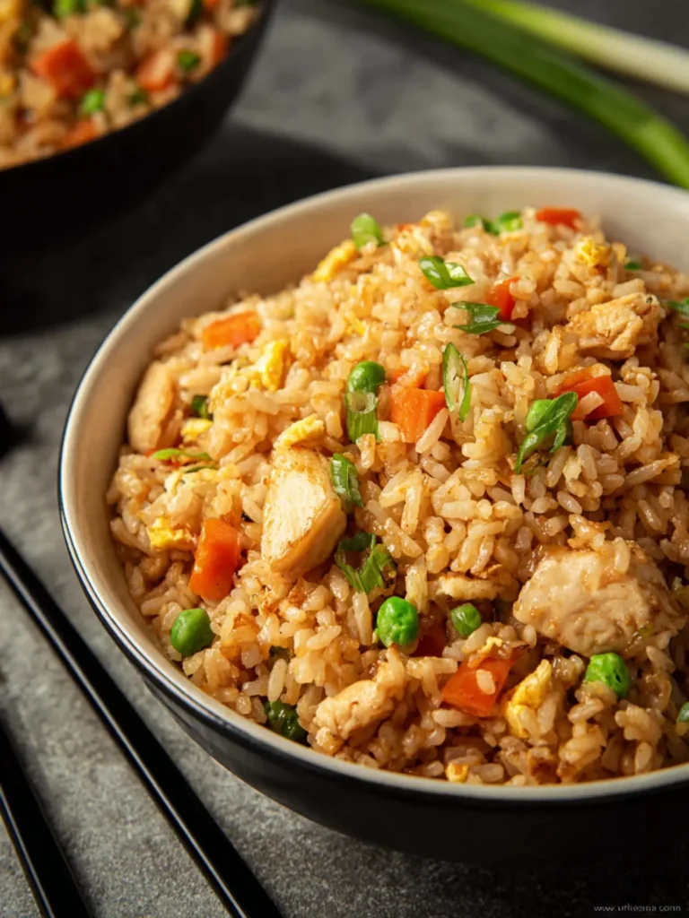 Easy Chicken Fried Rice Recipe First Image