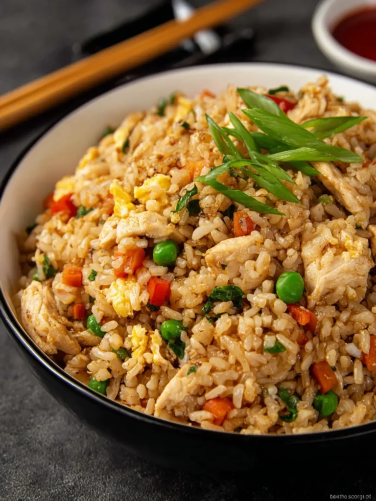 Easy Chicken Fried Rice Recipe First Image