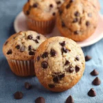 Healthy Chocolate Chip Muffins First Image