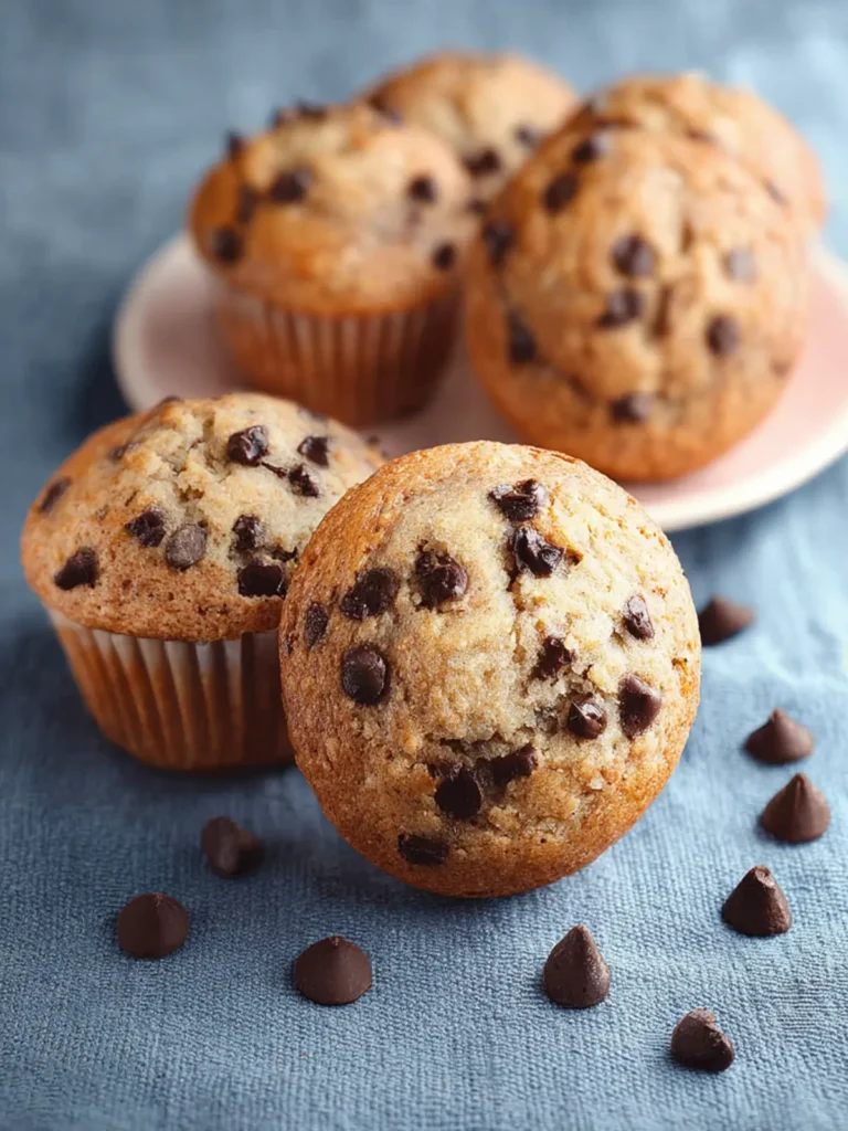 Healthy Chocolate Chip Muffins First Image