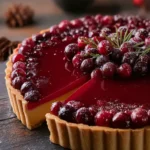 Irresistible Cranberry Curd Tart Recipe for the Holidays First Image