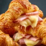 Ham and Cheese Croissants First Image
