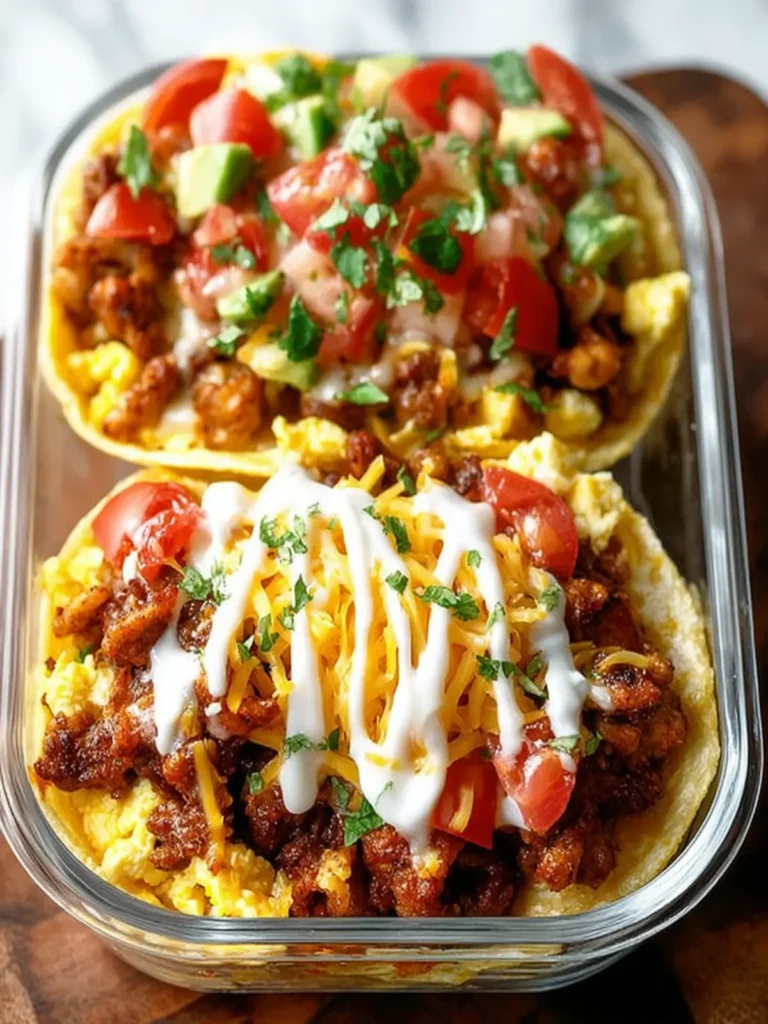 Meal Prep Breakfast Taco Scramble First Image