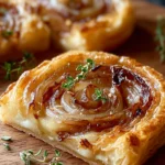Irresistible Caramelized Onion and Gruyere Puff Pastry Tart First Image