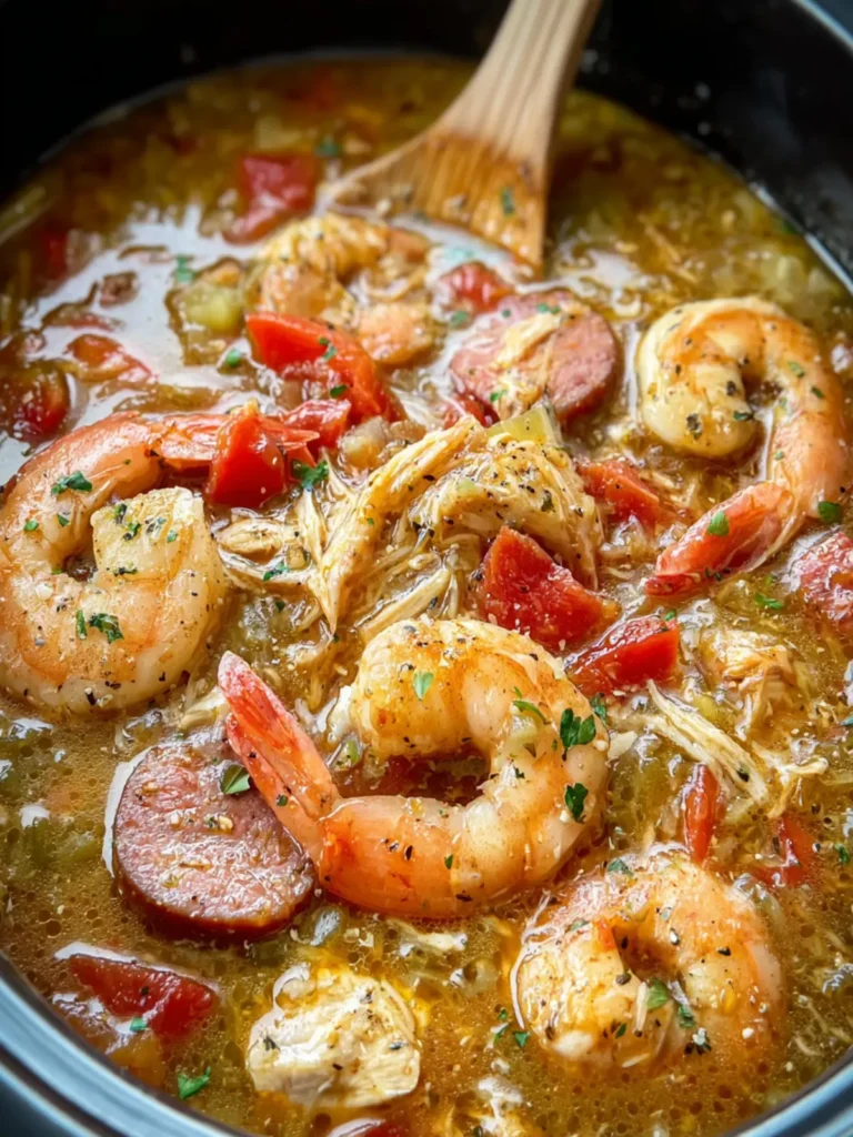 Slow Cooker Crockpot Gumbo First Image
