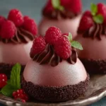 The Magic of Chocolate Raspberry Mousse Domes First Image