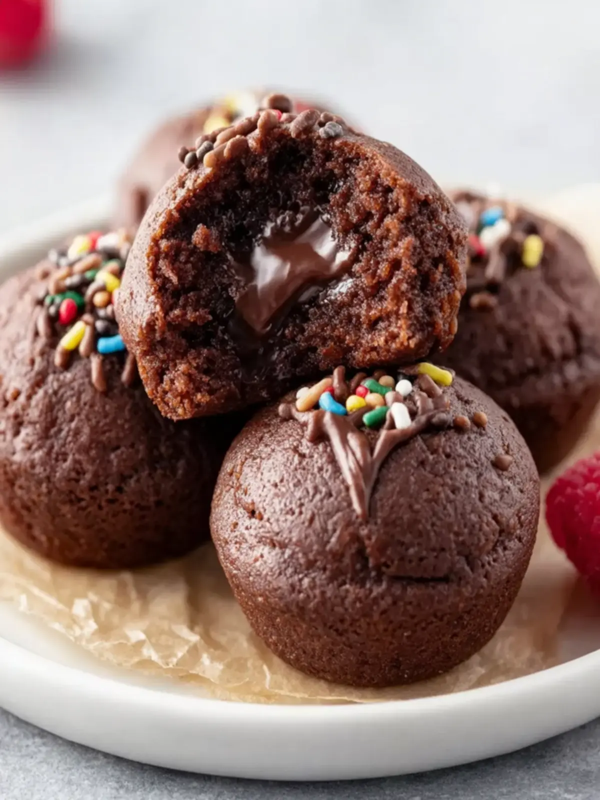 3-Ingredient No Bake Brownie Bites First Image
