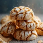 Peanut Butter Crinkle Cookies First Image