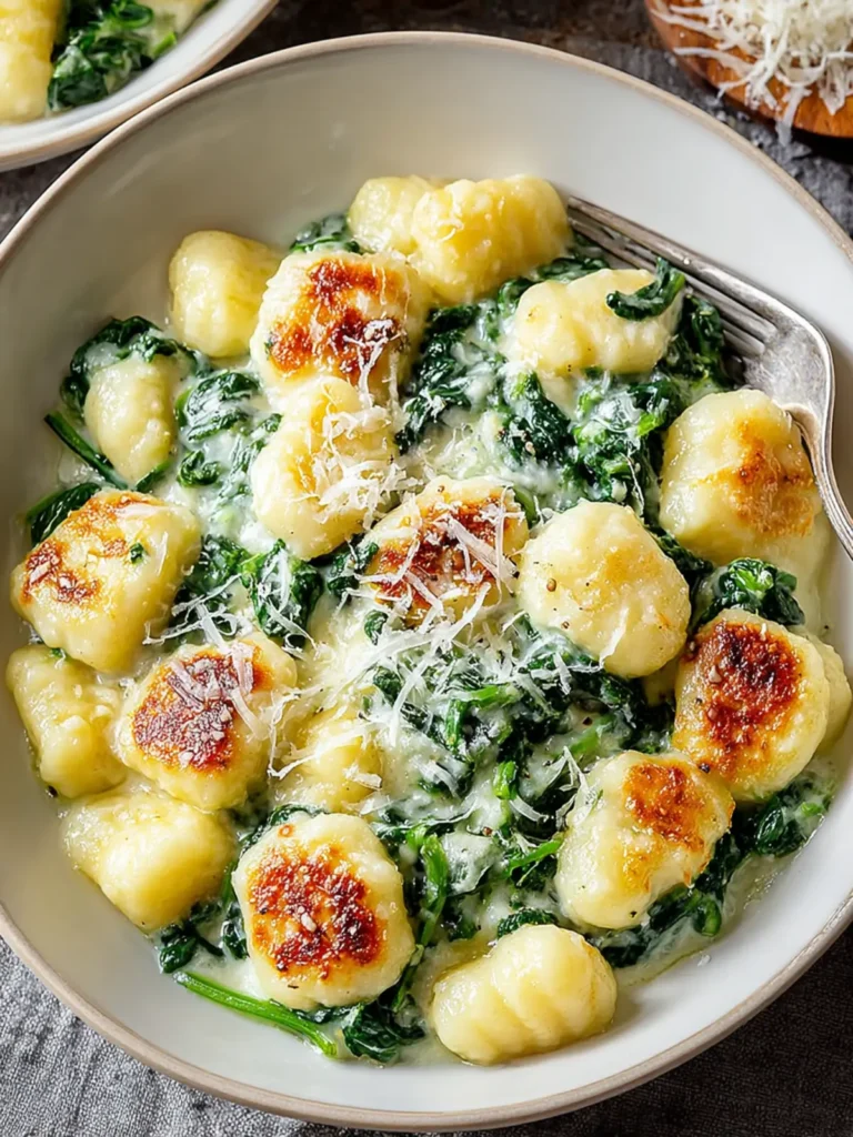 Irresistible Creamy Spinach and Ricotta Gnocchi Recipe First Image