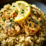 Slow Cooker Lemon Herb Chicken and Rice First Image