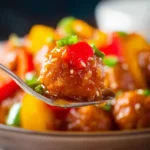 Slow Cooker Sweet and Sour Meatballs First Image