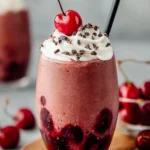 Indulge in a Delicious Chocolate Cherry Protein Shake First Image