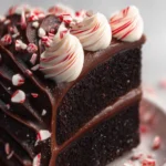 Fudgy Peppermint Chocolate Cake First Image