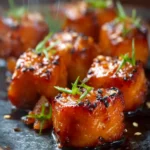 Maple Glazed Salmon Bites First Image
