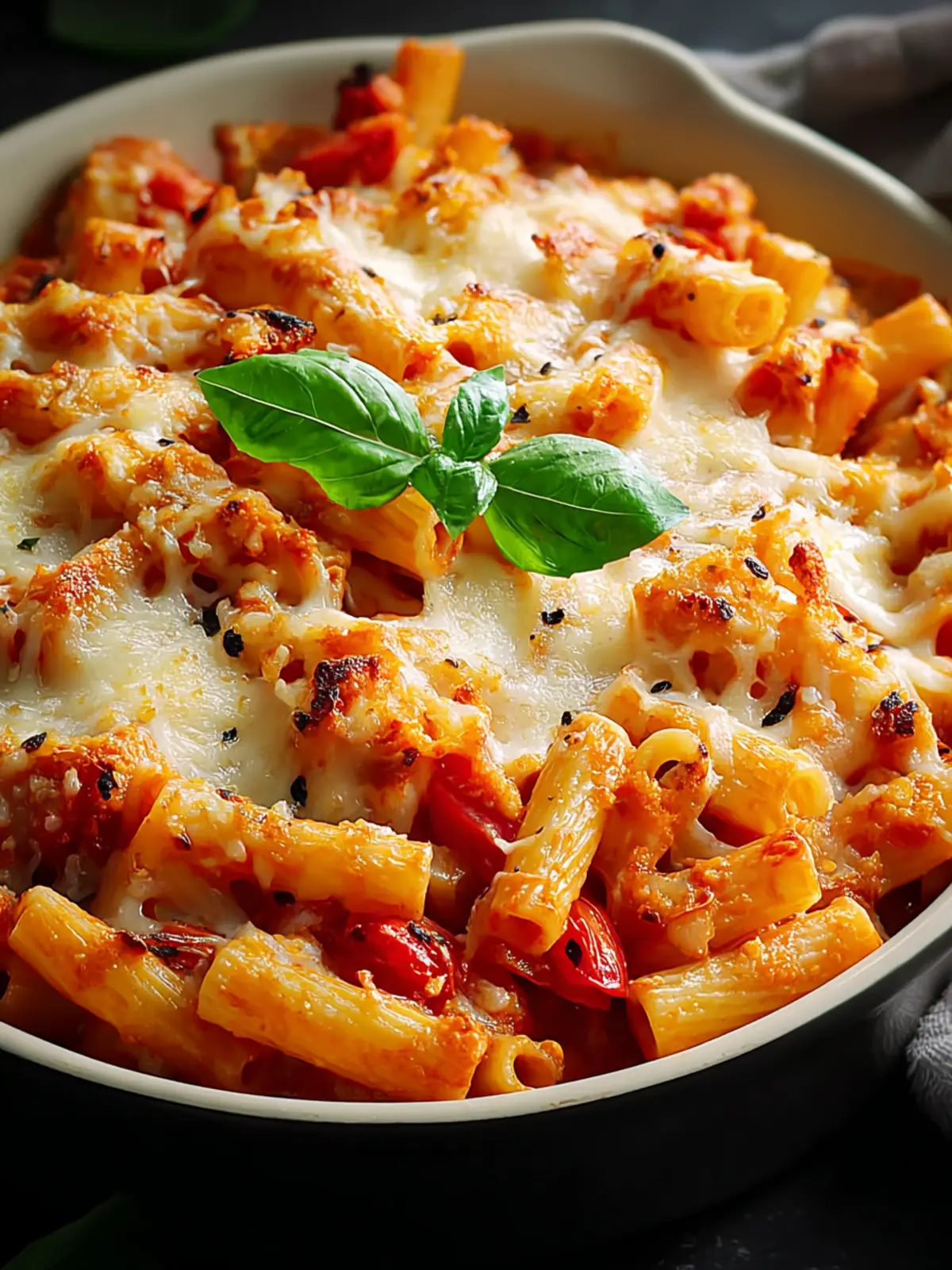 Irresistible Roasted Red Pepper Pasta Bake Recipe First Image