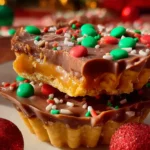 Peanut Butter Ritz Christmas Crack Cookies First Image