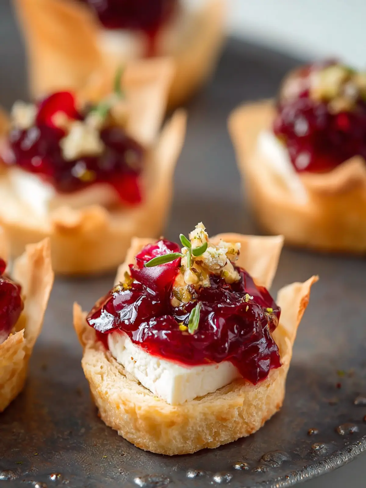 Cranberry Brie Bites First Image