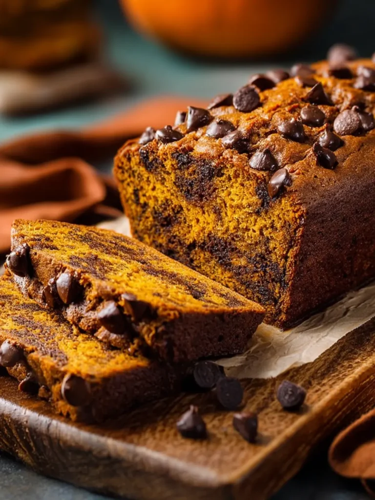 Pumpkin Chocolate Chip Bread First Image