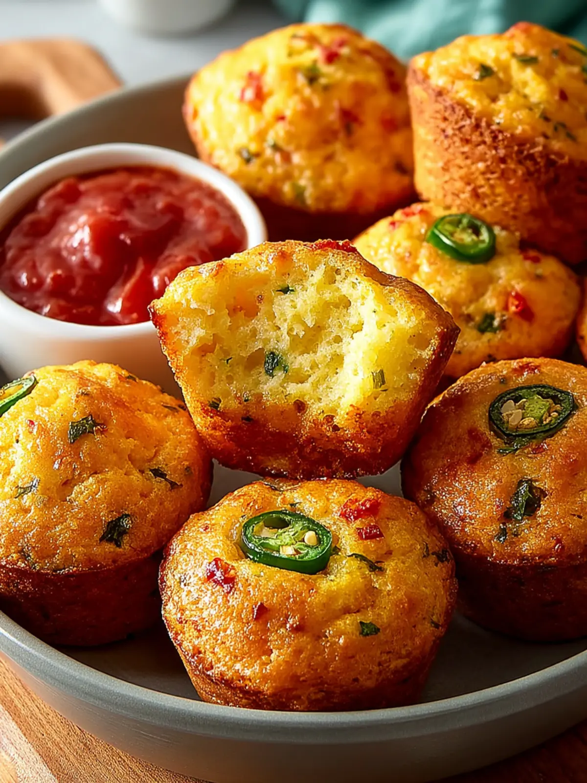 Irresistible Jalapeño Cornbread Bites Recipe to Try Now First Image