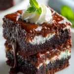 Chocolate Mint Brownies First Image