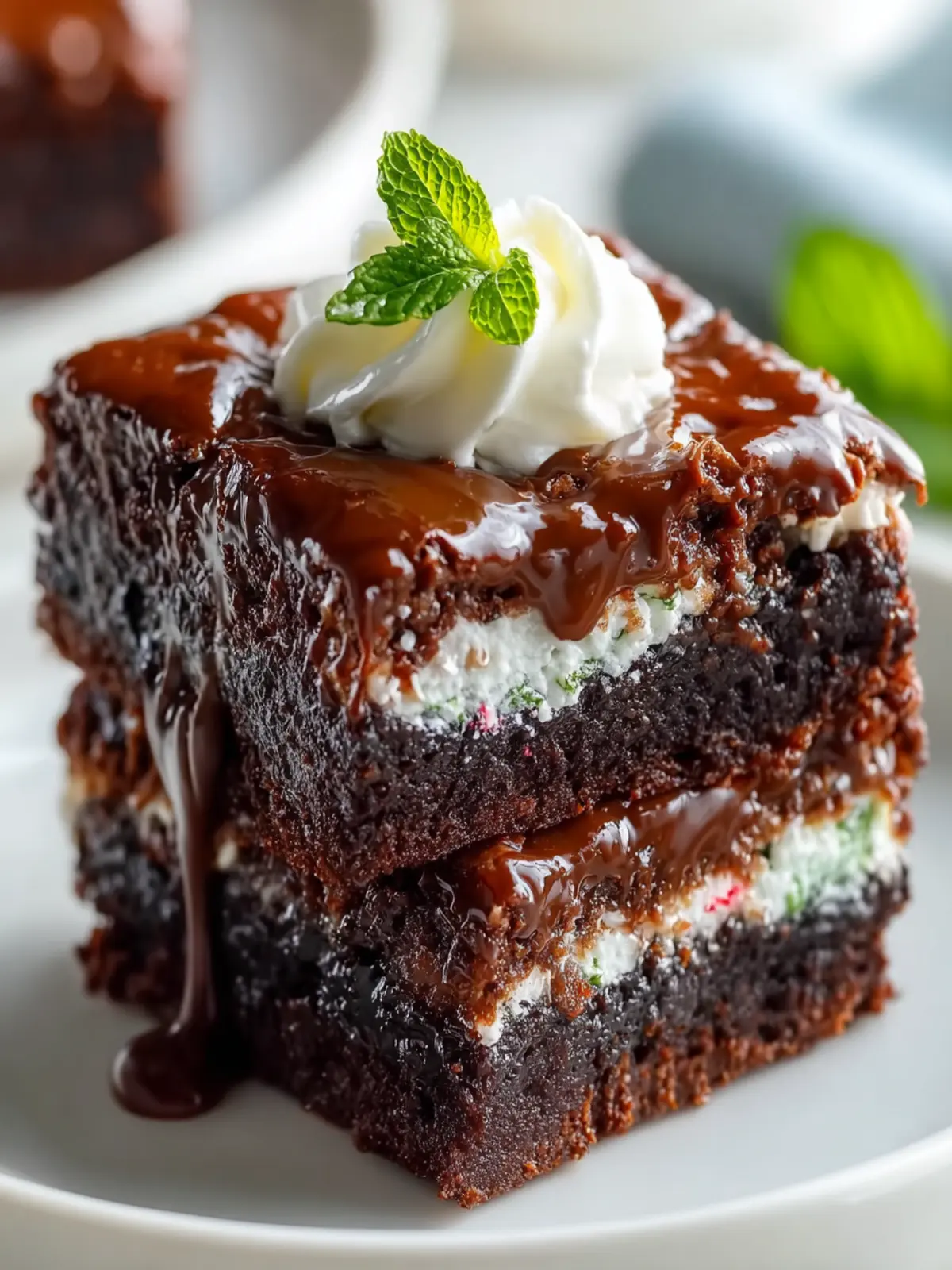 Chocolate Mint Brownies First Image