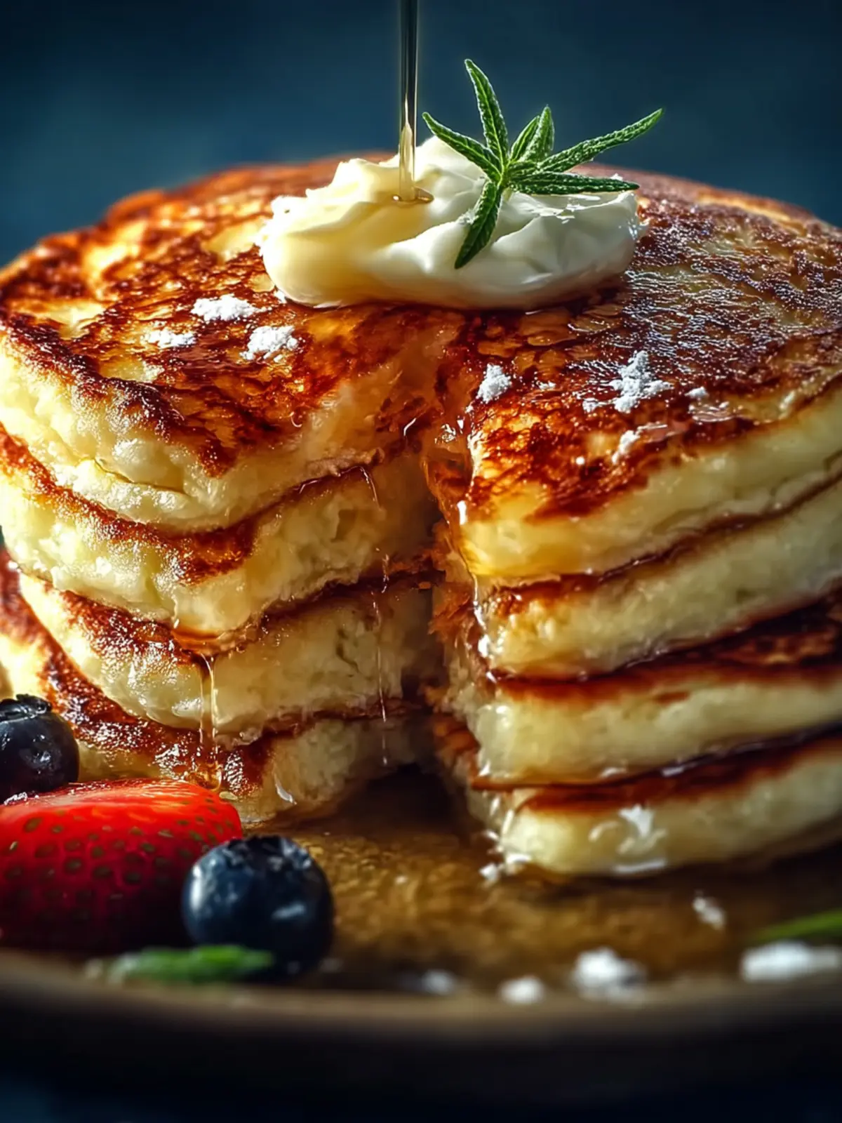 Flourless Cottage Cheese Pancakes First Image
