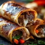 Keto Philly Cheesesteak Roll Ups First Image