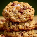 Loaded Peanut Butter Oatmeal Cookies First Image