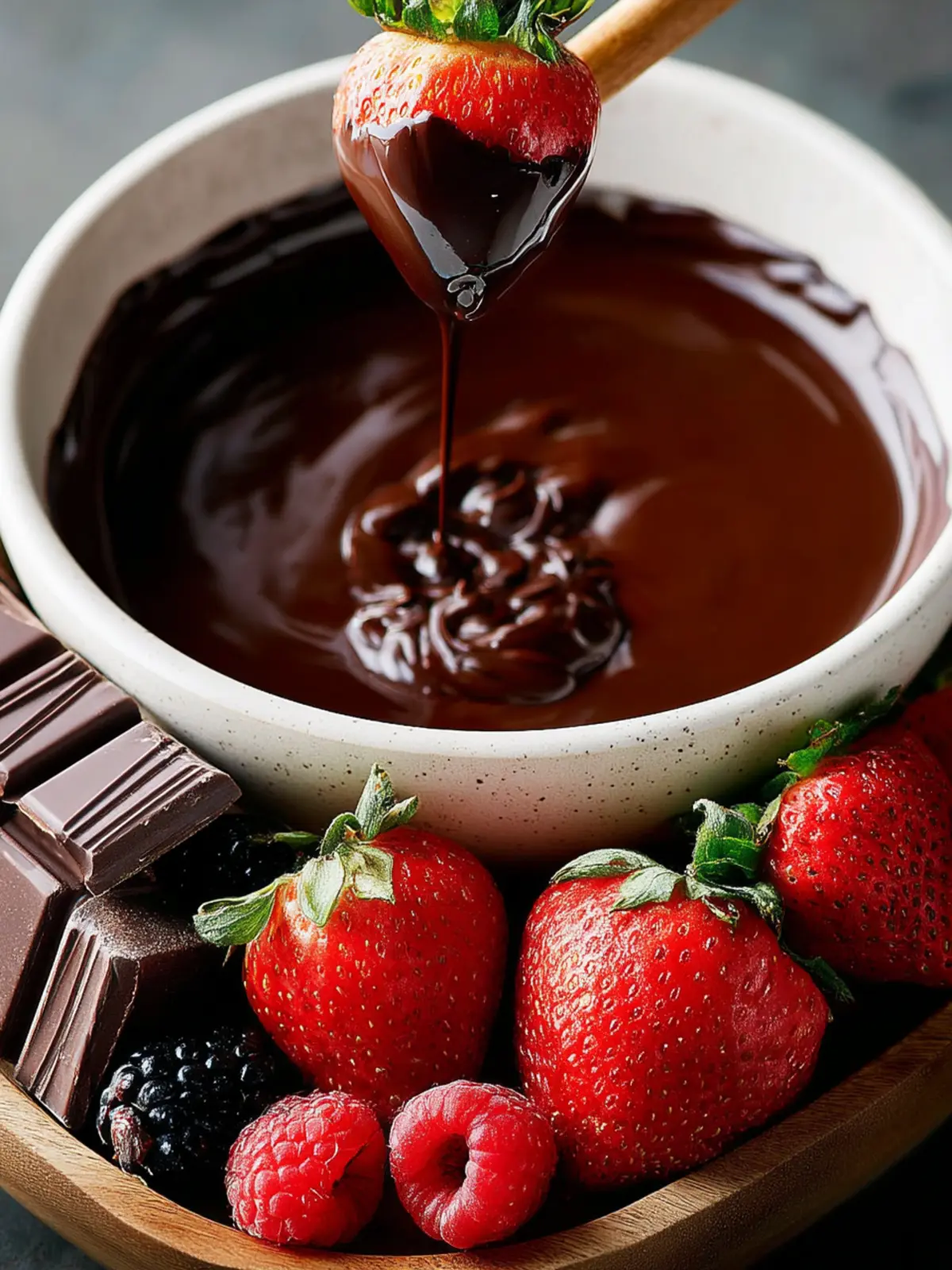 Quick Chocolate Fondue First Image