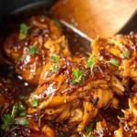 Slow Cooker Honey Garlic Chicken First Image