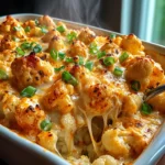 Irresistible Creamy Buffalo Chicken Cauliflower Casserole First Image