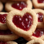 Irresistible Heart Jam Cookies for a Sweet Celebration First Image