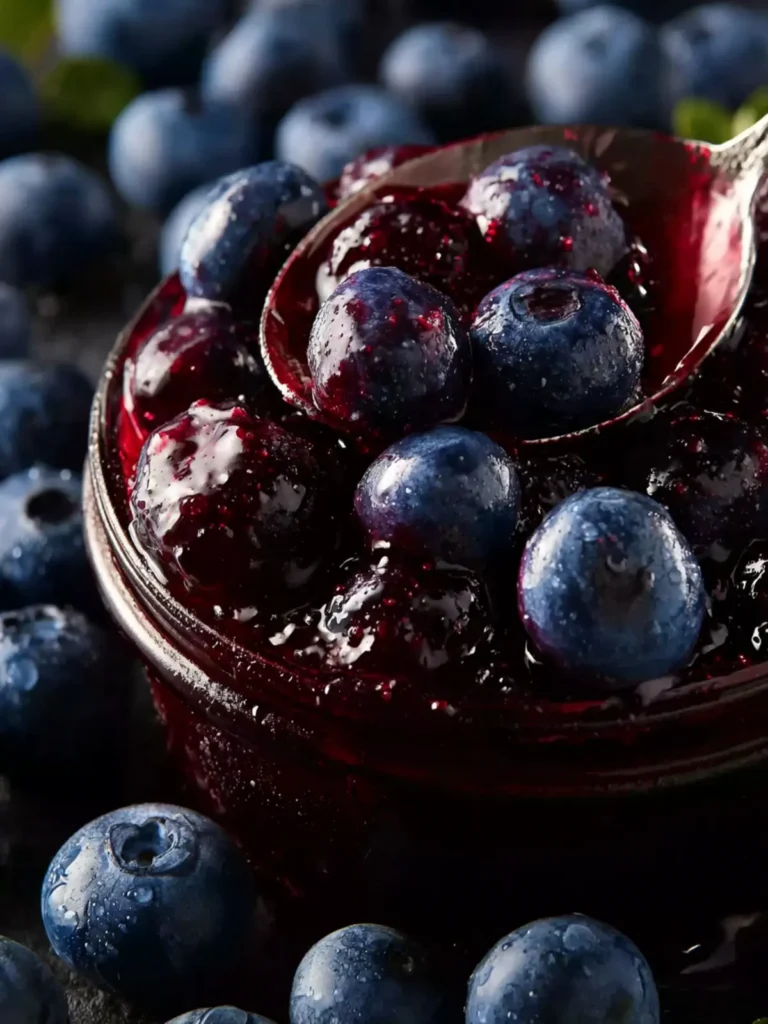 Homemade Blueberry Sauce First Image