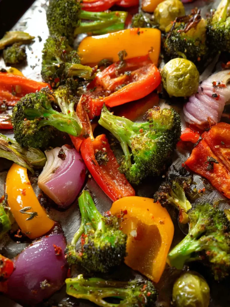 Sheet Pan Roasted Vegetables First Image