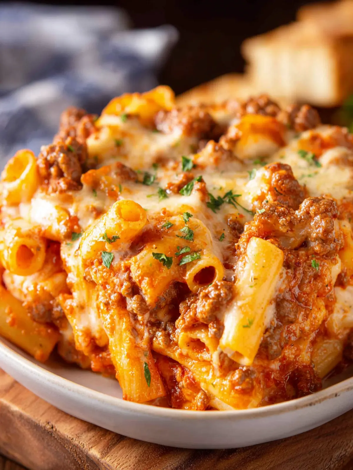 Baked Ziti with Ground Beef First Image