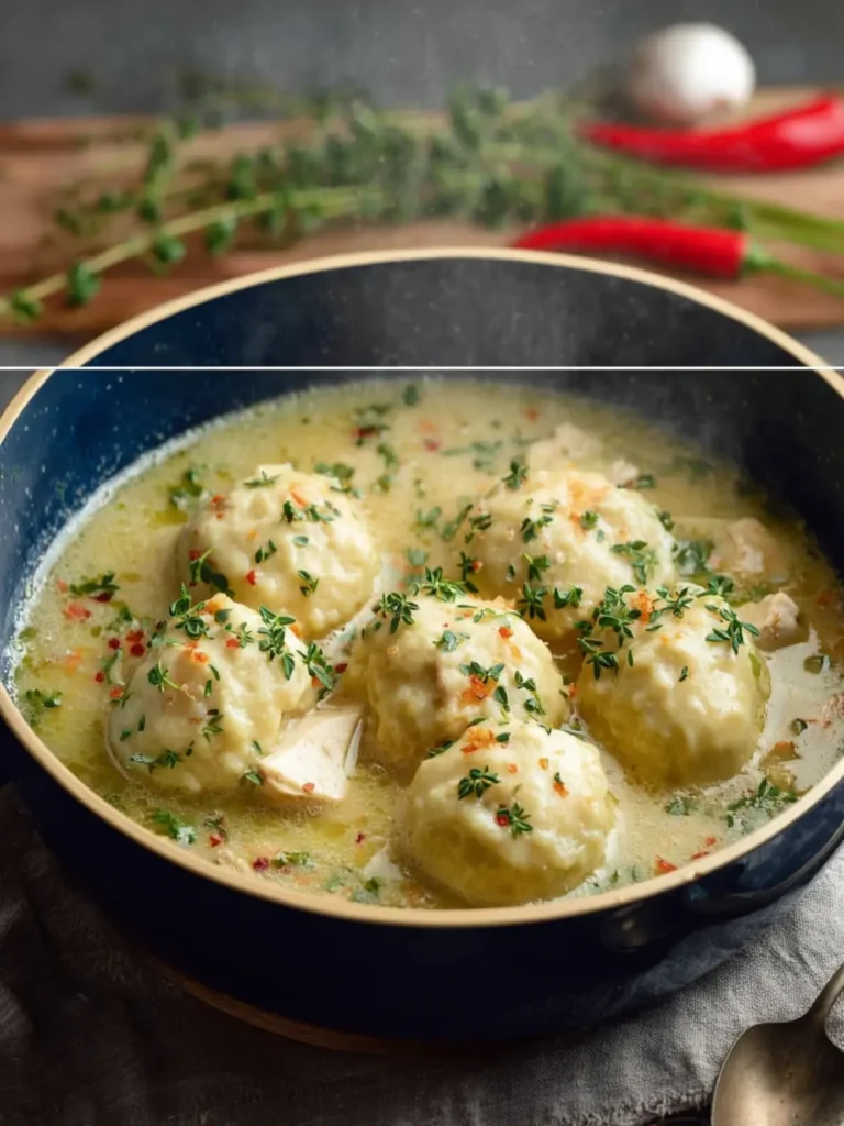 Easy Chicken And Dumplings Recipe For A Cozy Dinner First Image