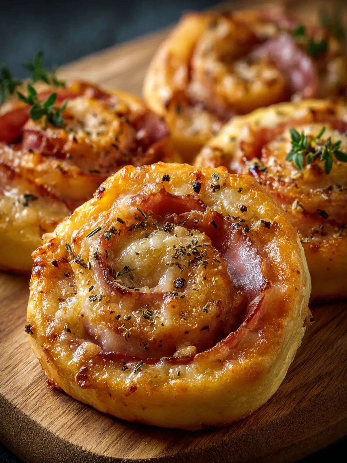 Ham and Cheese Pinwheels First Image