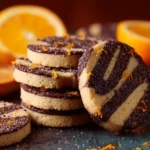 Chocolate Orange Shortbread Cookies First Image